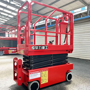 Elevador de Tijera Eléctrico Autopropulsado, con Batería, Certificado CE ISO, Estructura de Patas Plegables - Product Image 1