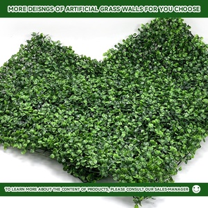 Paneles de Césped Artificial DYG para <span class=keywords><strong>Pared</strong></span>, Jardín, Patio Trasero, Panel de Césped Artificial, Decoración de <span class=keywords><strong>Pared</strong></span> Verde, Paneles de Seto de Boj Artificial - Product Image 2