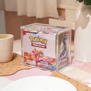 Boîte de rangement pour cartes de jeu TCG en acrylique moderne anti-UV, fabriquée sur mesure par FX Manufacturer, avec couvercle magnétique scellé pour une utilisation en extérieur - Product Image 3
