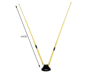 축구 훈련 장비 민첩성 슬라롬 극 세트 축구 민첩성 훈련 폴플라스틱 코칭 스틱 - Product Image 3