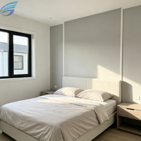 Maison conteneur préfabriquée extensible avec cuisine et 2 chambres, utilisation extérieure, design moderne, écologique, construction rapide, clé en main