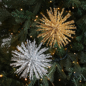 Décorations de Noël colorées en forme d'étoiles 3D éclatantes, <span class=keywords><strong>paillettes</strong></span>, décorations <span class=keywords><strong>pour</strong></span> arbre de Noël, pulvérisation de poudre - Product Image 5