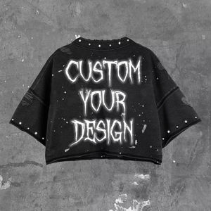 पुरुषों की विंटेज y2k टी शर्ट एसिड धोया हुआ कपास परेशान हेवन गैंडा ग्राफिक प्रीमियम टी-शर्ट आकस्मिक 90s रेट्रो स्ट्रीटवियर - Product Image 2