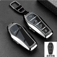 Housse de clé intelligente Premium pour BYD, compatible avec Han, Tang, Seal, Dolphin, Atto 3, Qin, Song, Yuan, E2, E3, E6, D1, D9, U8, U9, Destroyer, Frigate, tous modèles