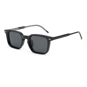 Gafas de Sol Cuadradas Estilo Europeo Americano para Hombre y Mujer, Lentes Polarizadas UV400, Protección Solar Versátil - Product Image 6