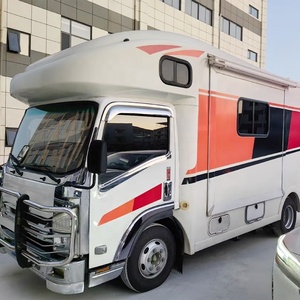 Camions à benne basculante d'aéroport, <span class=keywords><strong>camping</strong></span>-cars, moteurs diesel, camions à benne basculante de 118 kW, piston hydraulique, remorques de <span class=keywords><strong>camping</strong></span> tout-terrain de 5,2 T pour ISUZU - Product Image 5