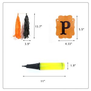 ลูกโป่งยางสำหรับตกแต่งฮาโลวีนลูกโป่งลาเท็กซ์และธง - Product Image 5