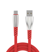 Nuevo Modelo OEM, Cable Tipo-C de TPE, Carga Rápida de 3A, Cubierta de Silicona Ecológica de Cobre Puro para PC, Teléfono Móvil y Cámara