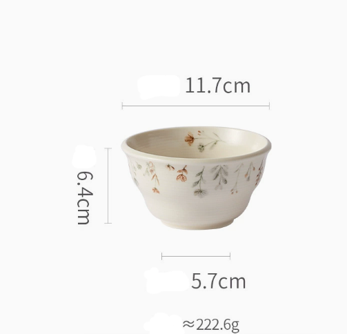4.6 inch  bowl ivory