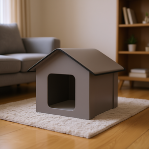 Cuccia Semplice in Plastica per Gatti Taglia S, Impermeabile, Arredo per Animali Domestici da Interno per Gatti Piccoli, Design Confortevole per Tutte le Stagioni - Product Image 2