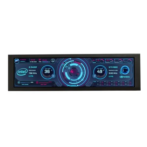 Pantalla Lcd de barra estirada 8,8 pulgadas 1920X480 Monitor Lcd portátil Tema incorporado para Pc Temp <span class=keywords><strong>Cpu</strong></span> Gpu Monitoreo Pantalla secundaria - Product Image 1