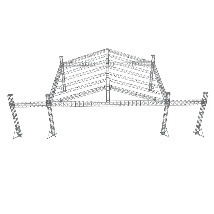 Customized Aluminum 6082 T6 DJ Truss Light Weight Spigot Truss Outdoor Stage Truss For Outdoor Event