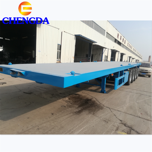 Chassis per <span class=keywords><strong>Container</strong></span> da 40 Piedi Usato, Rimorchio Piatto a Tre Assi, Semirimorchio Piatto a 3 Assi - Product Image 4