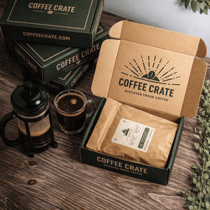 Caja de Embalaje para Suscripción de Cápsulas de Café, Caja de Cartón Corrugado Tipo E con Tapa Superior - Product Image 1