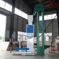 Machine d'emballage à double pesage de granulés 25 kg pour sac de granulés de farine de maïs et d'amidon/Machine de remplissage de poudre