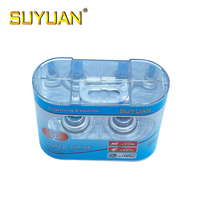 SUYUAN Nouvelle Conception Ampoules de Voiture H7 en Verre de Quartz de Haute Qualité 12V 55W Super Blanc, Lot de 1 Paire par Boîte