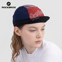 Casquette de cyclisme ROCKBROS légère et réglable pour l'extérieur, respirante, anti-transpiration avec aérations en maille, visière pliable, nylon/spandex