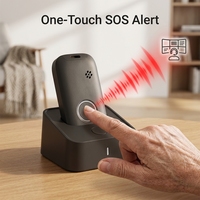 Alarma de Emergencia para Personas Mayores, Botón de Pánico SOS Independiente, Dispositivos de Alerta de Rastreo Personal, Pulsera de Alerta para Entornos Críticos