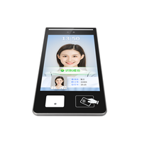 Control de acceso al aire libre, Control de acceso de reconocimiento facial, 10 pulgadas, Qr + RFID