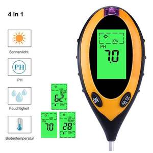 Preço barato 4 em 1 <span class=keywords><strong>ph</strong></span> tester medidor de solo AMT-300 para cultivo agrícola e aquicultura - Product Image 2