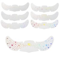 Pegatinas de Papel para Tatuajes con Estampado Dorado, Personalizables, Resistentes al Agua, con Diseños Brillantes de Estrellas y Mariposas para Fiestas y Escenarios