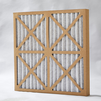 Prefiltro Plegado de Cartón G4 de Alta Capacidad de Retención de Polvo para Sistemas de Ventilación y Aire Acondicionado HVAC
