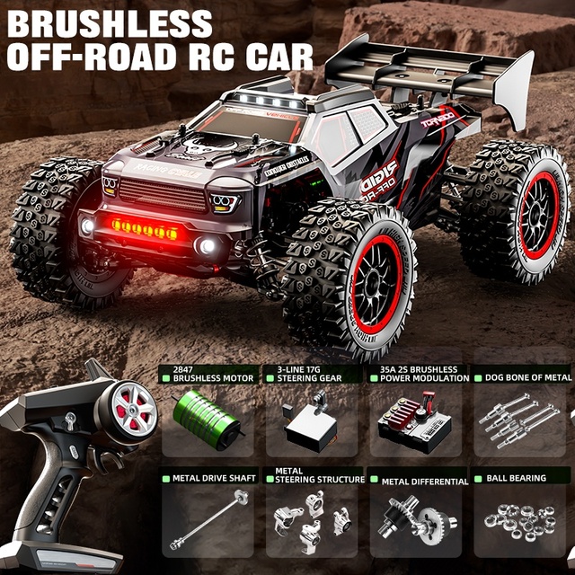 ZLL SG316 Max RC Car Brushless Hobby Grade 80KM/H Racing Car Off-Road Full Scale 2.4GHz Remote Control Car High Speed 4-CH RTR