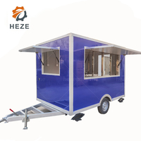 Camion alimentaire rétro Vintage personnalisé, remorque pour boissons mobiles, Bar stand Dj et événements