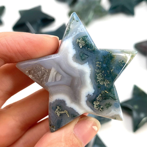Piedra de Cristal Curativa Natural de Ágata Estrella de Agua Pulida al por Mayor, Estilo Bohemio, para Decoración del Hogar y Regalos - Product Image 5