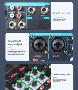 4/6/8/12 Kanaals Digitale Mixer <span class=keywords><strong>Dj</strong></span> <span class=keywords><strong>Controller</strong></span> Audio Console Mixer Audio Mengpaneel Power Sound Mixer Professionele Audio Mixer - Product Image 6