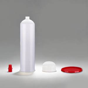 600CC使い捨て接着剤カートリッジ工業用プラスチック射出ホワイトディスペンシングシリンジバレル - Product Image 1