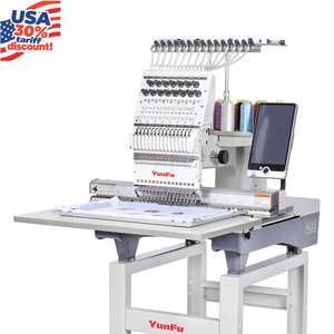 Brodeuse Informatique Monotête 15 Aiguilles avec Coupe-Fil Automatique pour Tissus et Casquettes - Product Image 5