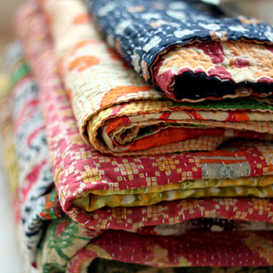 vintage sari <b>quilt</b> - Product Image 1