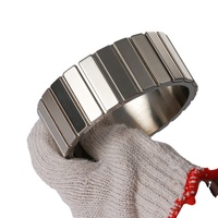 Segmen Motor Kuat NdFeB N52SH NdFeB, termasuk pemotong Las Rotor turbin angin, generator Magnet permanen Neodymium