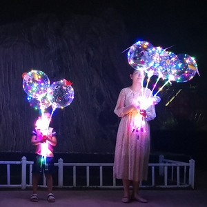 Giant Round Luminous Party clear Latex Led Bobo <strong>Balloon</strong> for Events - Product Image 2