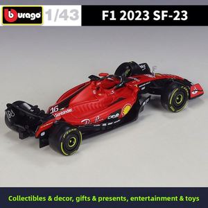 Modèle de voiture de course de <span class=keywords><strong>Formule</strong></span> <span class=keywords><strong>1</strong></span> rouge à l'échelle <span class=keywords><strong>1</strong></span>:43 en alliage métallique moulé sous pression, style F1, pour collectionneurs, jouet de présentation - Product Image 3