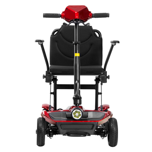 Skuter listrik kompak lipat grosir, skuter mobilitas 4 roda perjalanan luar ruangan untuk dewasa - Product Image 4