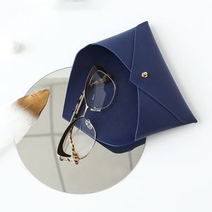 Travel <b>Glasses</b> Storage Box Sunglasses <b>Case</b> PU Leather Embossed Fashionable Protection Welcome Gifts Back to School - Product Image 5