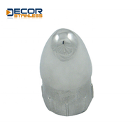 Accessoires pour balustrade d'escalier Couvercle d'extrémité creux Conception simple Main courante d'escalier