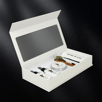 Boîte Cadeau Pliante Haut de Gamme Blanche à Fermeture Magnétique avec LOGO Personnalisé, Emballage en Carton Écologique, Gaufrage et Marquage à Chaud Doré pour
