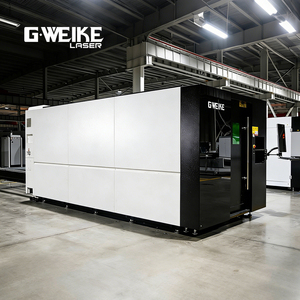 Machine <span class=keywords><strong>de</strong></span> découpe laser à fibre 6000W 3015 à couvercle intégral avec table d'échange pour métaux - Offre Spéciale - Product Image 3