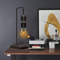 Lampe Lévitation Moderne Unique avec Lumière Flottante et Chargeur Sans Fil Qi Intégré, Design Simpliste et Innovant