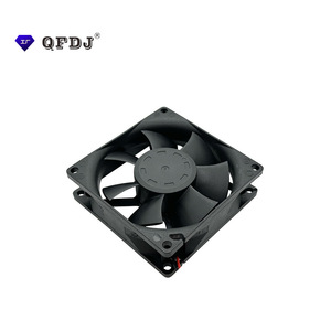 Ventilador de CC QFDJ de 80x80x25mm, 12V, Bajo Ruido, Plástico, Industrial, para Refrigeración - Product Image 2
