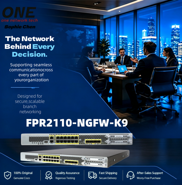Brand New and Original FPR2110-NGFW-K9 FPR2110-ASA-K9 Firepower 2110 NGFW Appliance FPR2K-SSD100 Firewall NEW- 1 Year Warranty