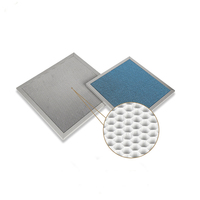 Rangka Paduan Aluminium Sarang Lebah Panel Fotokatalitik TiO2 Filter Ukuran Kustom Pemurnian Udara Pengolahan Gas Limbah Efisiensi 99%