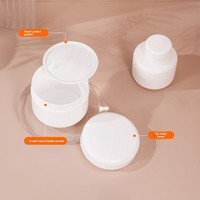 Mini-boîte d'échantillons cosmétiques en plastique pour crème contour des yeux, sérum, flacon à compartiments, crème visage, soin de la peau, pot de pommade, emballé en boîte