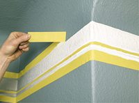 Ruban adhésif pour peintres en acrylique de qualité ingénierie, résistant aux hautes températures, imperméable, avec support en papier kraft pour la peinture des murs de la maison, la construction, 48 mm