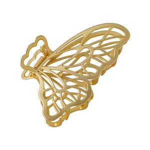 MISSNICE South Korea metal hair grab clip female butterfly hairpin large clip hairpin back head net red shark clip