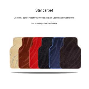 유니버설 4 피스 자동차 발 매트 방수 및 내구성 인테리어 카펫 자동차 용 특수 스웨이드 바닥 매트 - Product Image 3