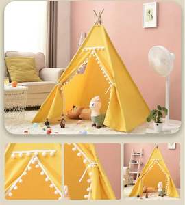 Tente de jeu portable pour enfant, tipi pour enfant - Product Image 5